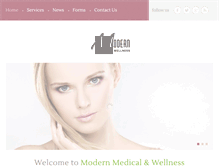 Tablet Screenshot of modernmedicalandwellness.com